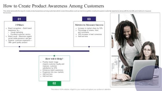 Reducing Customer Turnover Rates How To Create Product Awareness Among Infographics PDF