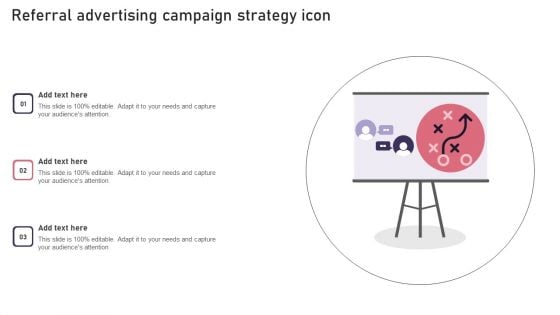 Referral Advertising Campaign Strategy Icon Rules PDF