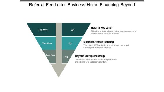 referral fee letter business home financing beyond entrepreneurship ppt powerpoint presentation gallery demonstration