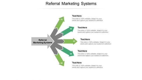 Referral Marketing Systems Ppt PowerPoint Presentation Information Cpb