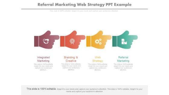 Referral Marketing Web Strategy Ppt Example