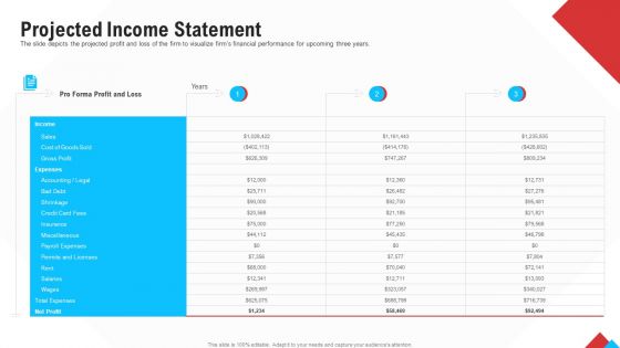 Reform Endgame Projected Income Statement Mockup PDF