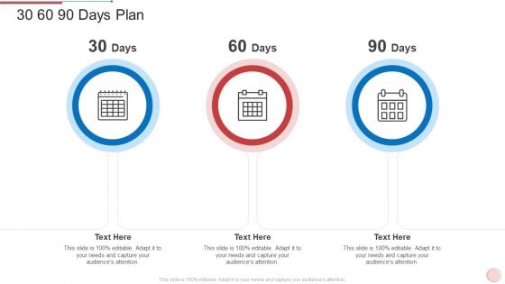 Regional Marketing Strategies 30 60 90 Days Plan Icons PDF