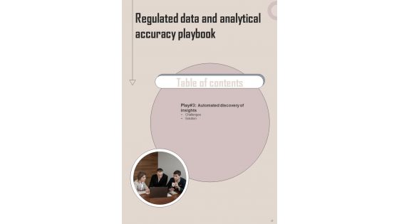 Regulated Data And Analytical Accuracy Playbook Template