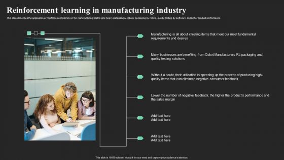 Reinforcement Learning In Manufacturing Industry Ppt Pictures Layout Ideas PDF