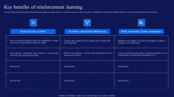 Reinforcement Learning Techniques And Applications Key Benefits Of Reinforcement Learning Template PDF Reinforcement Learning Techniques And Applications Key Benefits Of Reinforcement Learning Template PDF