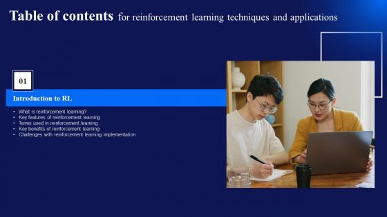 Reinforcement Learning Techniques And Applications Table Of Contents Microsoft PDF