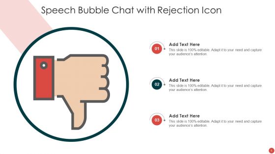 Rejection Icon Ppt PowerPoint Presentation Complete Deck With Slides