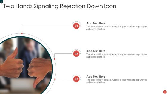 Rejection Icon Ppt PowerPoint Presentation Complete Deck With Slides