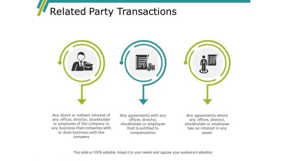 Related Party Transactions Ppt PowerPoint Presentation Portfolio Graphics Example