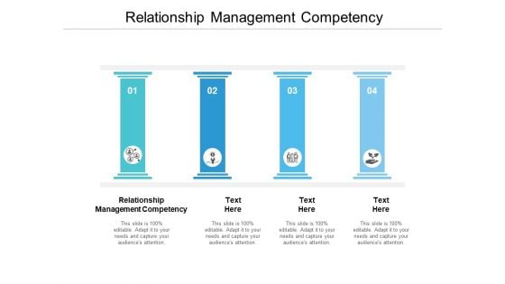 Relationship Management Competency Ppt PowerPoint Presentation Ideas Icons Cpb