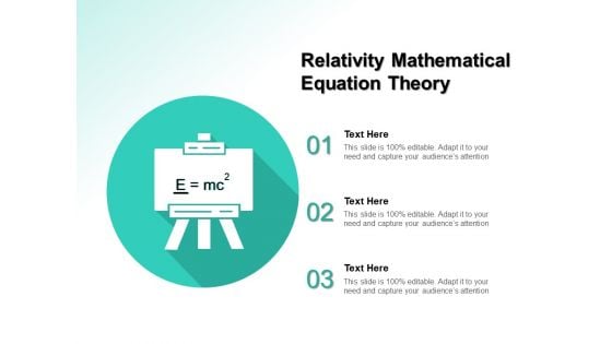 Relativity Mathematical Equation Theory Ppt PowerPoint Presentation Slides Grid PDF