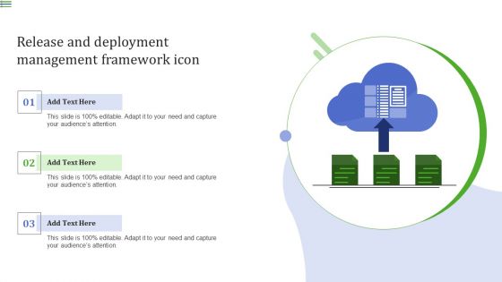 Release And Deployment Management Framework Icon Ideas PDF