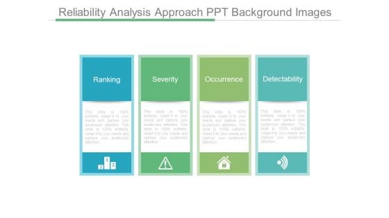 Reliability Analysis Approach Ppt Background Images