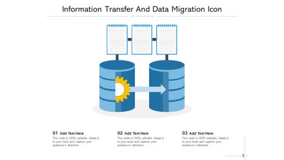 Relocation Icon Data Migration Migration Icon Ppt PowerPoint Presentation Complete Deck