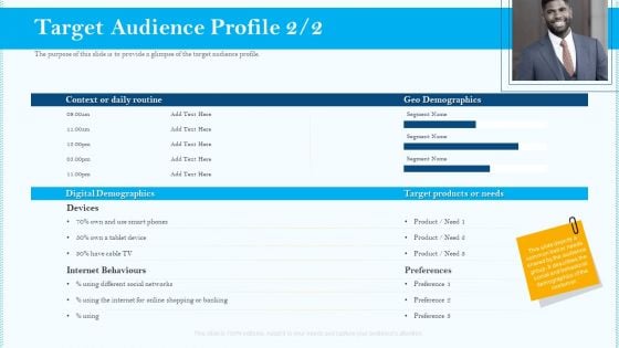 Remarketing Strategies For Effective Brand Placement Target Audience Profile Device Ppt Styles Gallery PDF