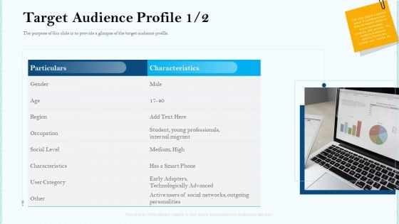 Remarketing Strategies For Effective Brand Placement Target Audience Profile Social Ppt Layouts Graphics PDF Remarketing Strategies For Effective Brand Placement Target Audience Profile Social Ppt Layouts Graphics PDF
