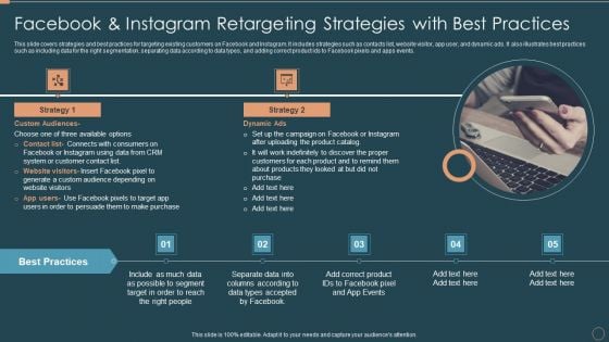 Remarketing Techniques Facebook And Instagram Retargeting Strategies With Best Guidelines PDF