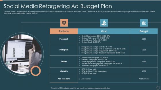 Remarketing Techniques Social Media Retargeting Ad Budget Plan Rules PDF Remarketing Techniques Social Media Retargeting Ad Budget Plan Rules PDF
