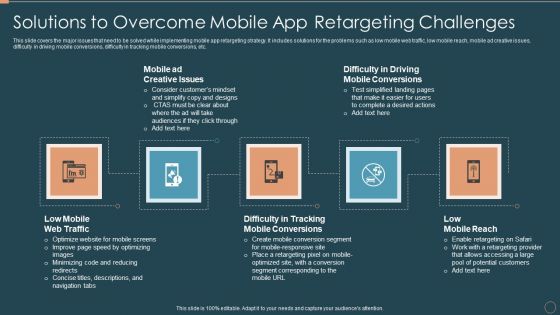 Remarketing Techniques Solutions To Overcome Mobile App Retargeting Challenges Structure PDF