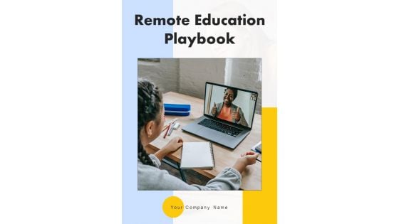 Remote Education Playbook Template