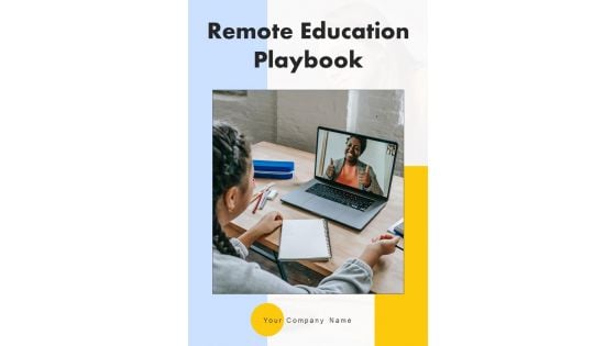 Remote Education Playbook Template