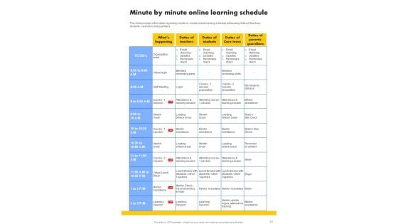 Remote Education Playbook Template