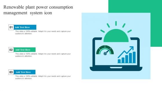 Renewable Plant Power Consumption Management System Icon Guidelines PDF