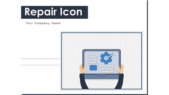 Repair Icon Gears Mobile Ppt PowerPoint Presentation Complete Deck