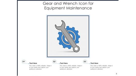 Repair Icon Gears Mobile Ppt PowerPoint Presentation Complete Deck