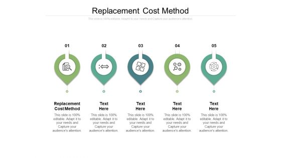 Replacement Cost Method Ppt PowerPoint Presentation Gallery Graphics Design Cpb