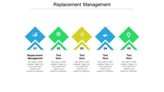 Replacement Management Ppt PowerPoint Presentation Visual Aids Outline Cpb