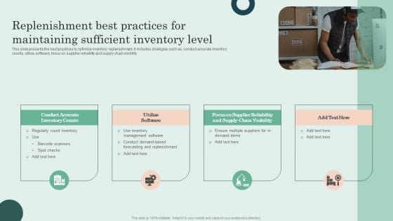 Replenishment Best Practices For Maintaining Sufficient Inventory Level Formats PDF