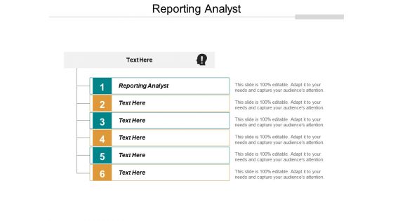 Reporting Analyst Ppt PowerPoint Presentation Summary Information Cpb