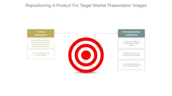 Repositioning A Product For Target Market Presentation Images