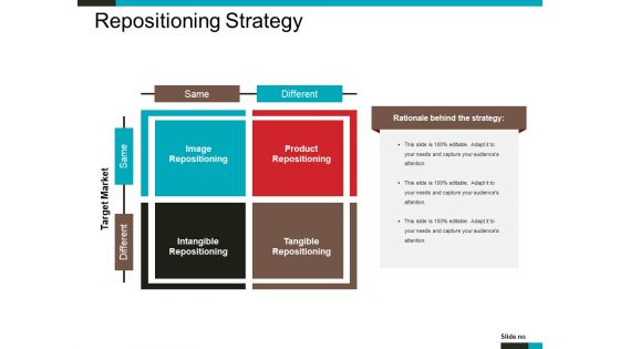 Repositioning Strategy Ppt PowerPoint Presentation Infographic Template Structure