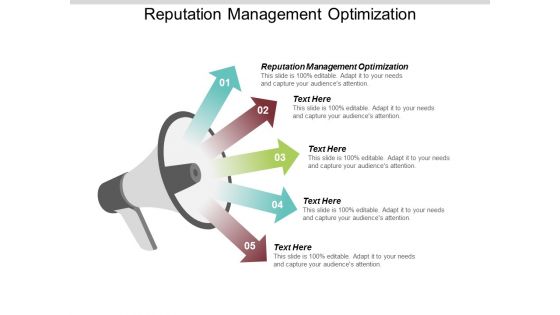 Reputation Management Optimization Ppt PowerPoint Presentation Portfolio Model Cpb