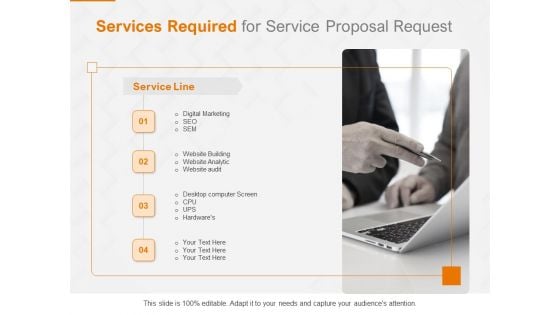 Request Corporate Work Services Required For Service Proposal Request Ppt Inspiration Skills PDF