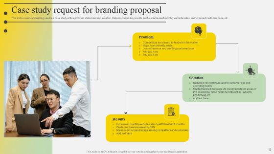 Request For Branding Proposal Ppt PowerPoint Presentation Complete Deck With Slides Slide12