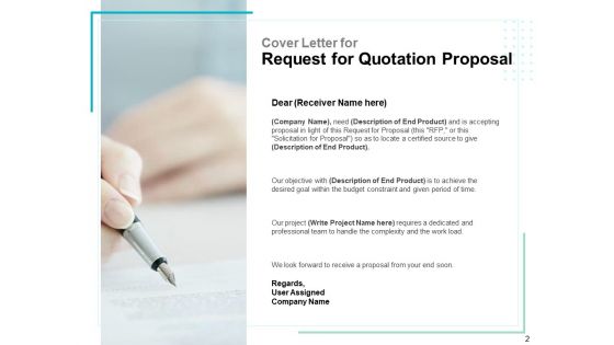 Request For Quotation Proposal Ppt PowerPoint Presentation Complete Deck With Slides