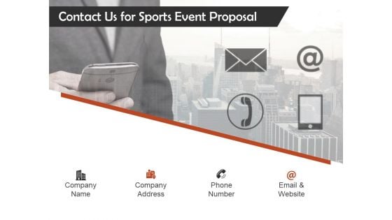 Request For Sporting Contact Us For Sports Event Proposal Ppt Inspiration Introduction PDF