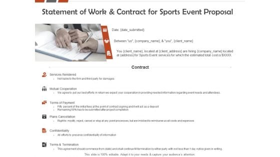 Request For Sporting Statement Of Work And Contract For Sports Event Proposal Ppt Pictures Clipart Images PDF Request For Sporting Statement Of Work And Contract For Sports Event Proposal Ppt Pictures Clipart Images PDF