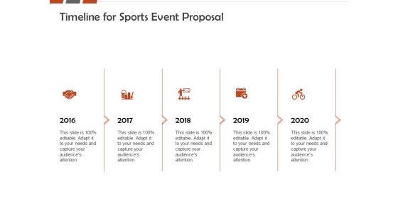 Request For Sporting Timeline For Sports Event Proposal Ppt Infographics Structure PDF