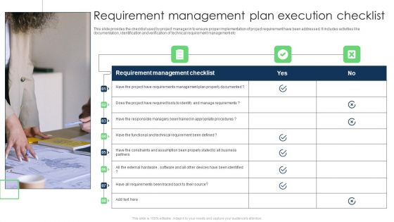 Requirement Management Plan Execution Checklist Download PDF