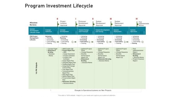 Requirements Governance Plan Program Investment Lifecycle Structure PDF