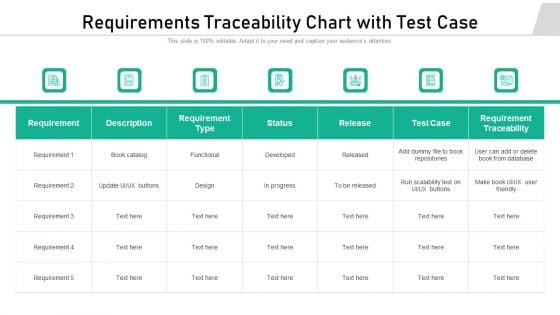 Requirements Traceability Chart With Test Case Ppt Inspiration Slide Download PDF Requirements Traceability Chart With Test Case Ppt Inspiration Slide Download PDF