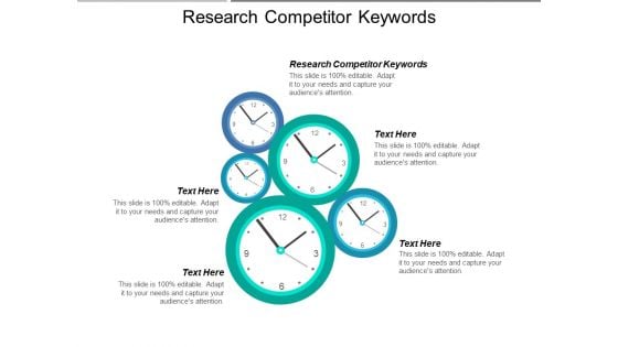 Research Competitor Keywords Ppt PowerPoint Presentation Ideas Shapes Cpb