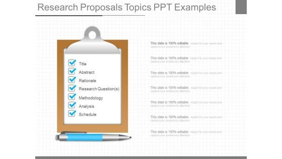 Research Proposals Topics Ppt Examples