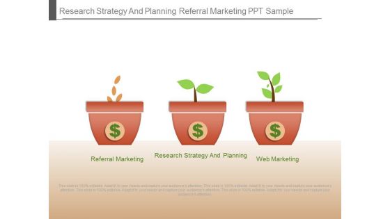 Research Strategy And Planning Referral Marketing Ppt Sample