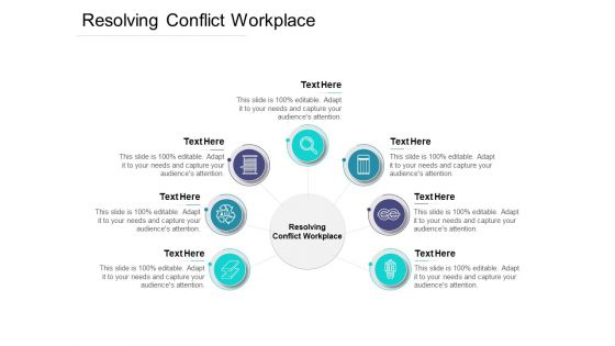 Resolving Conflict Workplace Ppt PowerPoint Presentation Inspiration Objects Cpb Pdf